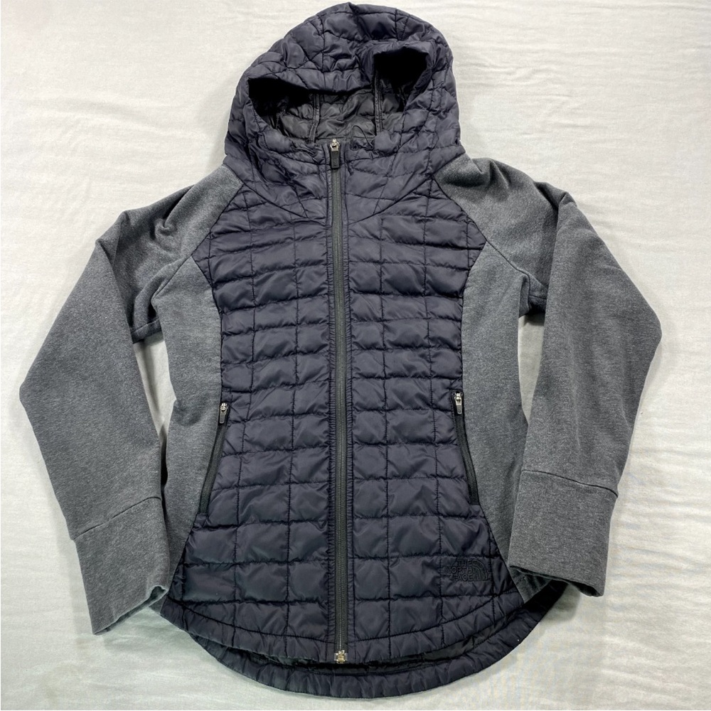 The North Face Black and Gray Puffer Jacket